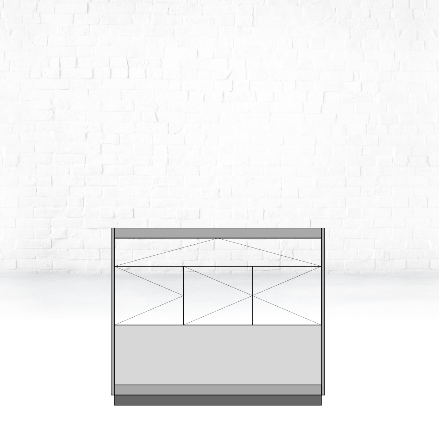 1200 Schrankmodul für Hardware-Präsentation