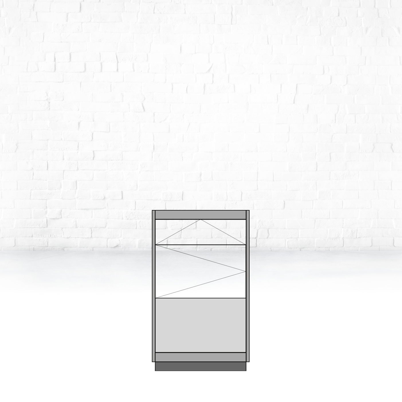 600 Schrankmodul für Hardware-Präsentation