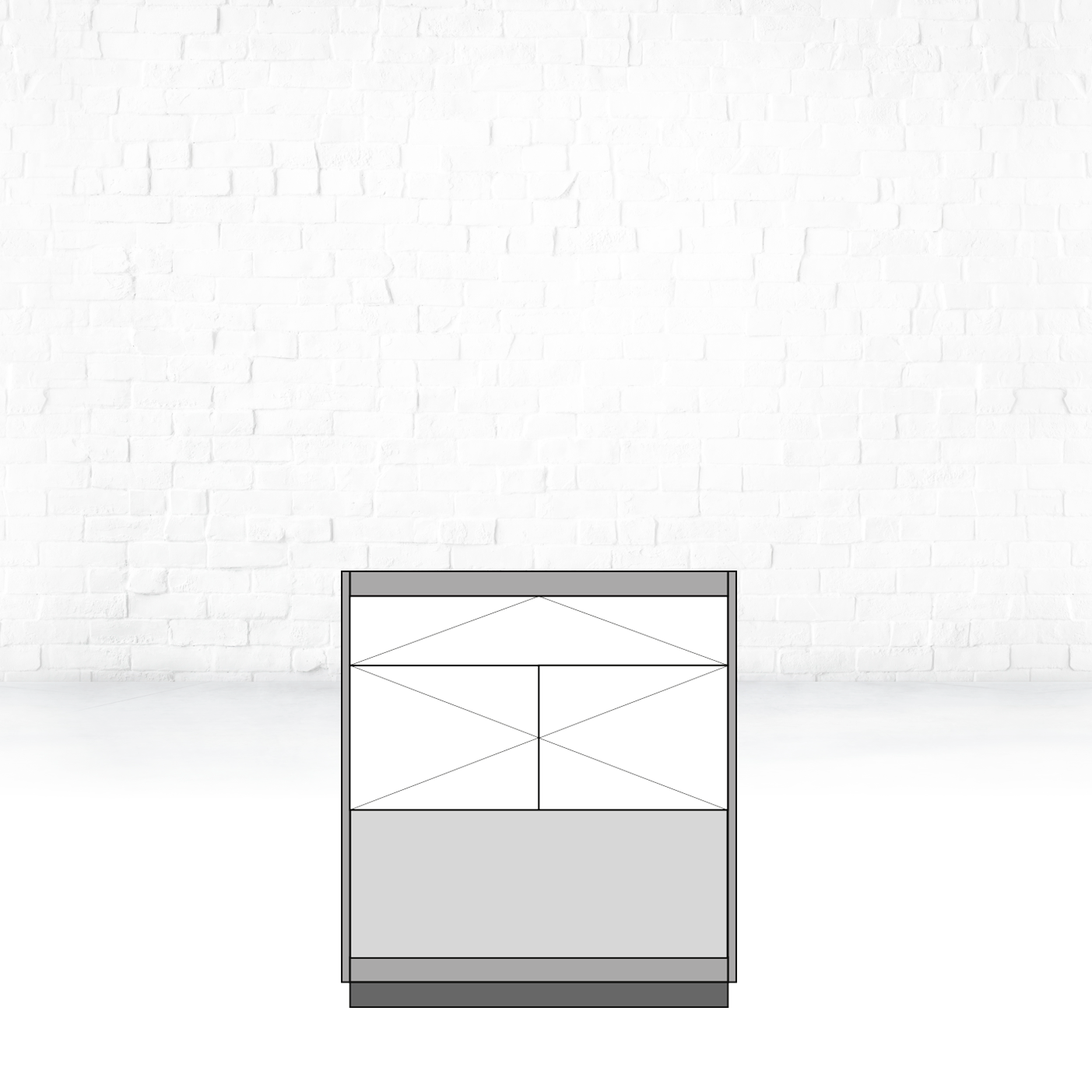 900 Schrankmodul für Hardware-Präsentation