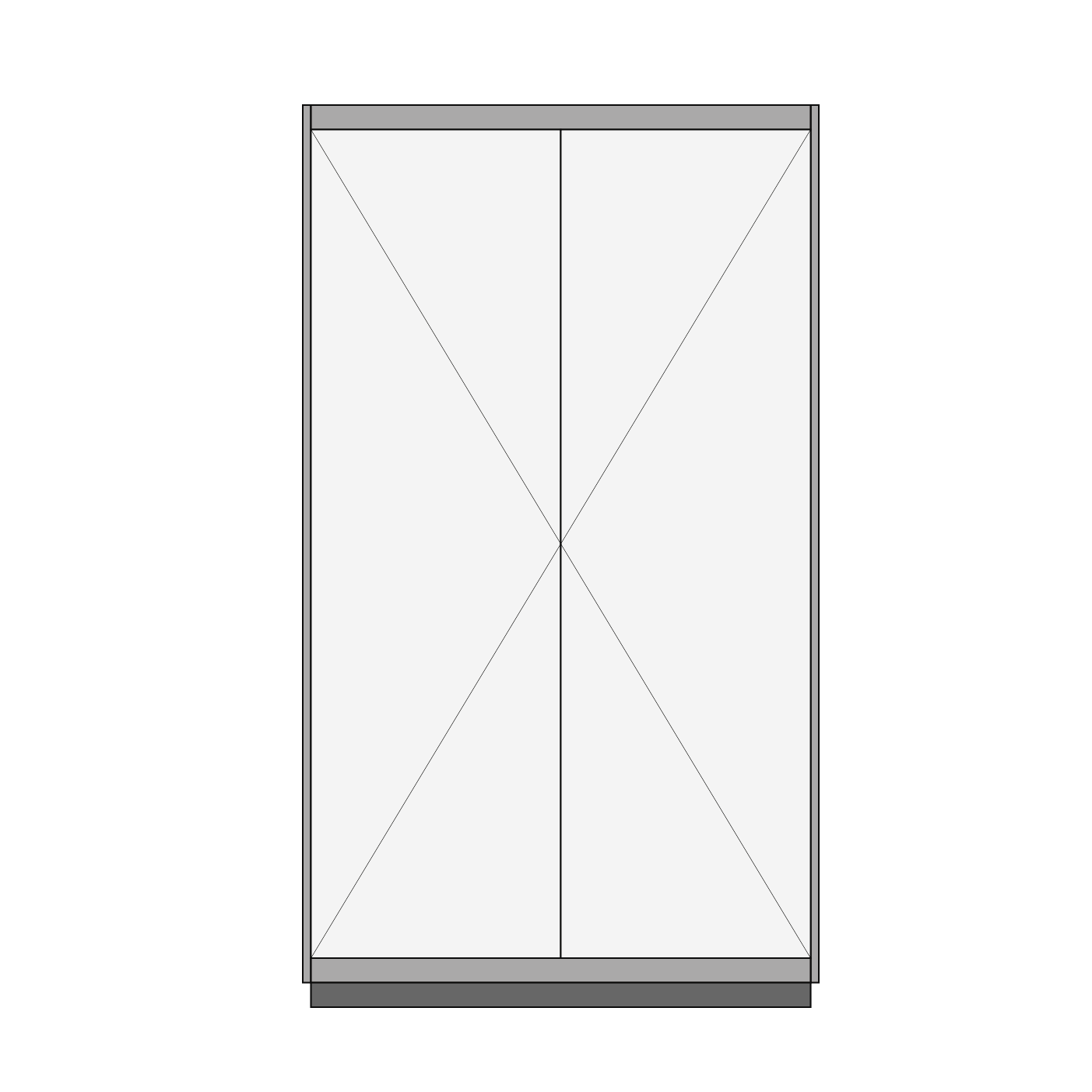 1200 Modul | Schrank mit Wechselmotiv