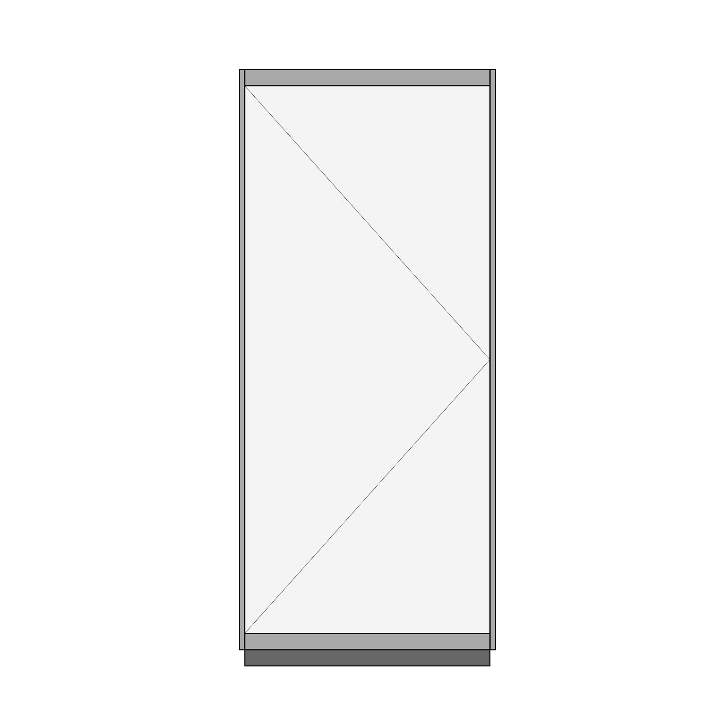 900 Modul | Schrank mit Wechselmotiv
